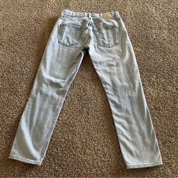 AG Adriano Goldschmied Ex Boyfriend Sloughy Slim Jeans Womens 25 R Ripped Skate - Picture 8 of 16